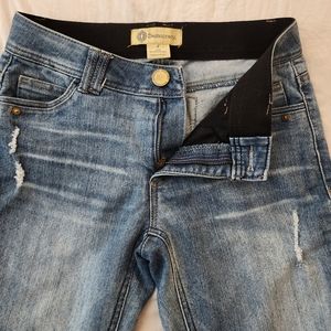 Democracy Women Distressed Straight Leg Jeans Size 4
